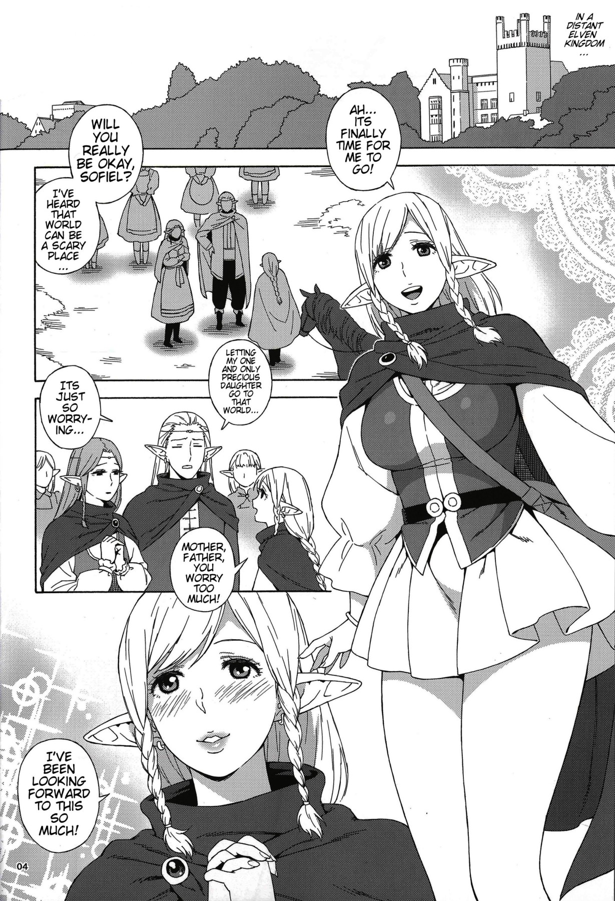 Hentai Manga Comic-High School Elven Transfer Student-Read-3